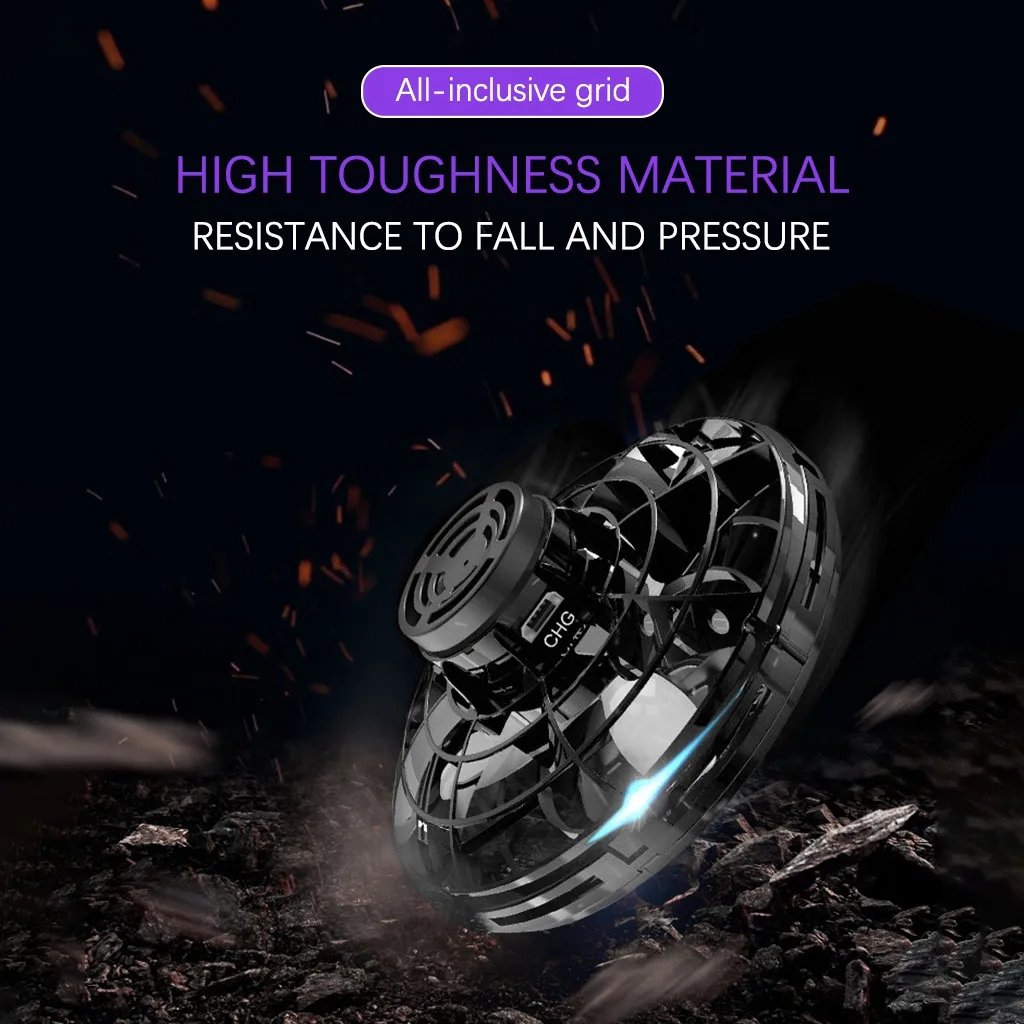 3D Rolling индукционный Дрон Квадрокоптер игрушка RTF Безголовый режим Забавный парение полное покрытие Металл simulador de vuelo игрушки для детей