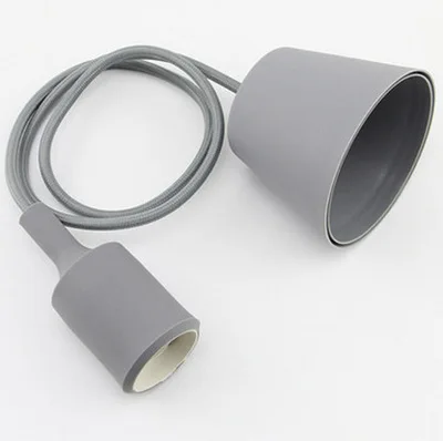 

Manufacturers Direct Selling Color Silica Gel Lamp Holder New Style E27 Lamp Holder E27 Hanging Lamp Head