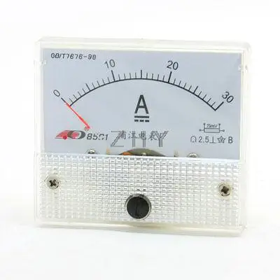 

DC 0-30A Fine Tuning Dial Panel Ampere Meter 85C1