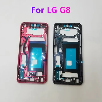 

LG G8 ThinQ Original Mobile Phone Case Middle Frame Metal Chassis Red Middle Case AAA Quality For LG G8 G820QM G820V G820N