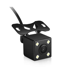 Câmera de backup traseira 2.5mm AV-IN, para carro dvr, gravador de caixa preta, gravação dupla, aux stereo vídeo de 5 pinos
