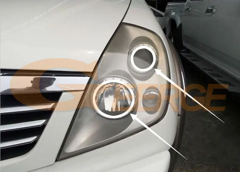 Для Ssangyong Rexton 2002 2003 2004 2005 pre facelift превосходный сверхъяркий CCFL комплект глаз ангела
