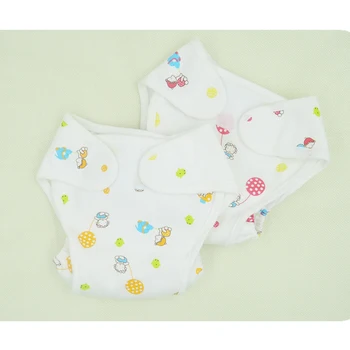 

Cotton Baby Nappies Diaper Reusable Washable Cloth Diapers Nappy Cover Waterproof Newborn Baby Traning Panties Diapers Pocket