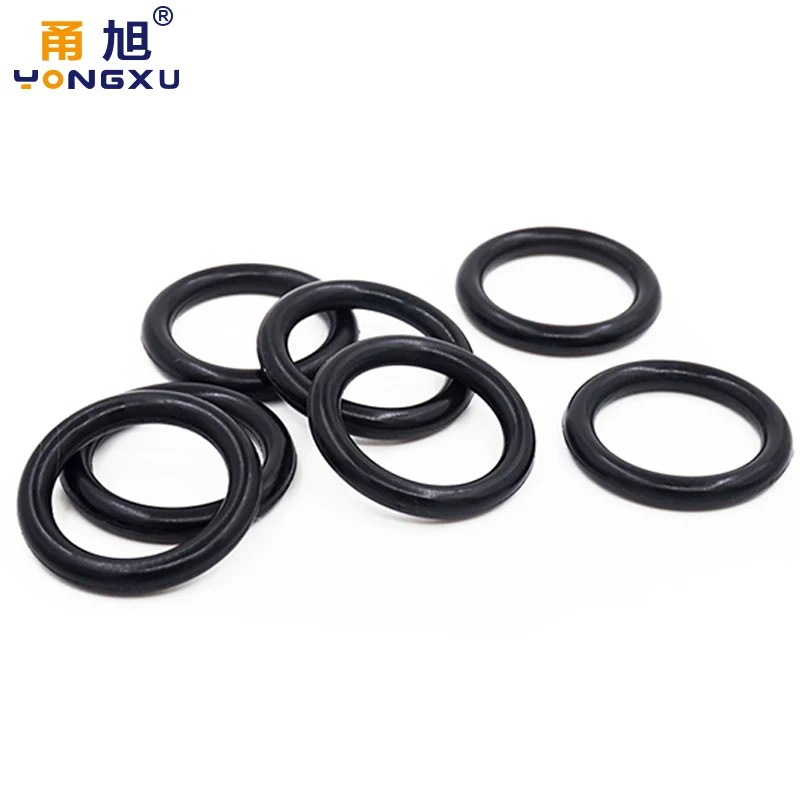 Rubber O Rings Keycap O Rings Silicone O Rings NBR O Ring Seal Gasket Thickness CS5mm OD18-250mm Wear Resistant Automobile Petrol Nitrile Rubber Waterproof