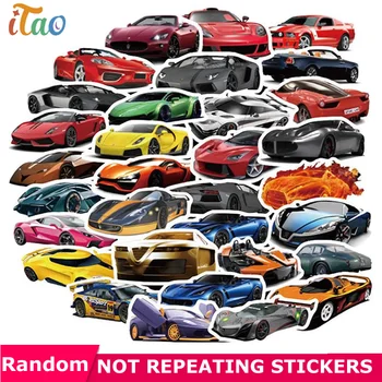 

10/20/30/40/50PCS Cartoon Car Stickers Waterproof PVC Skateboard Luggage Snowboard Guitar Laptop Luggage Cool Sticker Kids Toys