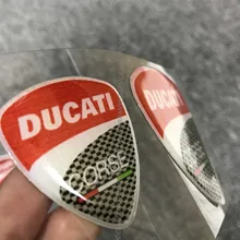Для Ducati Мотоцикл 3D логотип шлем топливный бак наклейка на обтекатель наклейка