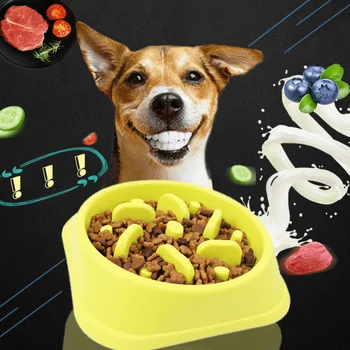 

Pets Feeder Dog Bowl Slow Eating Bloat Stop Food Plate Maze Interactive Puzzle Cat Anti Skid Dishes Tray Home Pet Accessories
