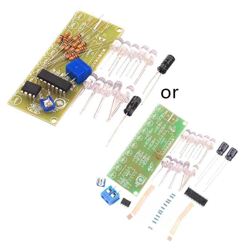 M4YC Digital 10 LED Electronic Clock Production Suite DIY Kits Set 4.5-6V Circuit Board Practice Learning Module | Инструменты