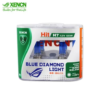 

2PCS XENCN H7 12V 55W 5300K PX26D Xenon Blue Diamond Light Car Headlight Halogen Bulb Xenon Ultimate White Head Lamp for 12972DV