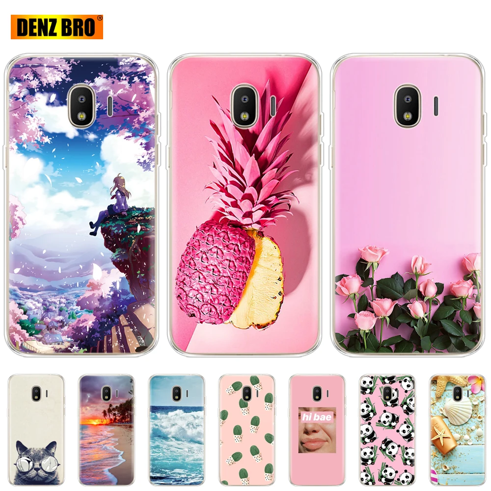 Мягкий ТПУ чехол для samsung J2 2018 модная задняя крышка телефона Samsung Galaxy j2 2018|Бамперы|