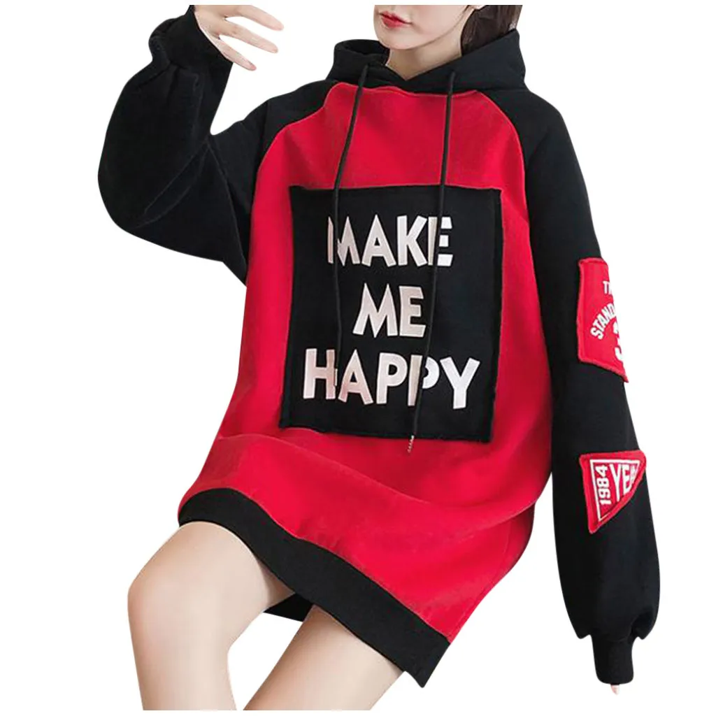 Pullovers Hoodies Women Sweatershirts Solid Top Hooded harajuku tee shirt Girls Cropped Long Sleeve Sweatershirt Shirts Blusas