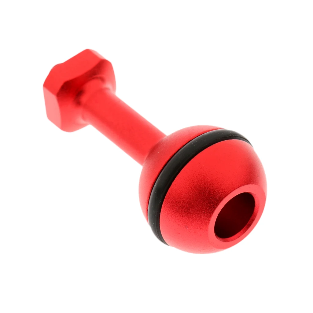 Lightweight Durable Aluminum Alloy Ball Base for Underwater Diving Photography Camera/ Video Housing Light Arm 