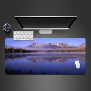

Super Clear Three-Dimensional Landscape Reflection High Quality Natural Rubber Computer Game Pad Can Clean The Popular Mouse Pad