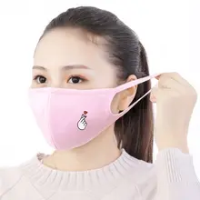 Модная персональная хлопковая маска с милыми мультяшными стерео дышащими масками для мужчин и женщин 95AB