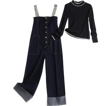 

2 pcs Spring Summer Autumn Hot Women's Slim Dress Vestido long Sleeve Slim Bodycon Dress Tunic Crew Neck Casual Pencil pants