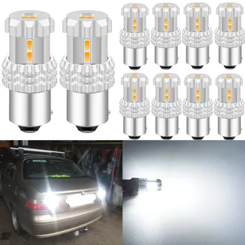 

10x 1156 P21W LED Canbus BA15S BAU15S PY21W Bulb T20 7440 w21w LED Reverse Turn Signal Light for Ford s-max escape galaxy edge