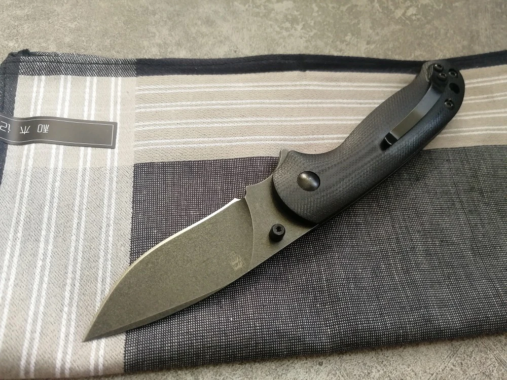 Джонниджейми Дракон масштаб GL 65 г 2,2" D2 stonewash лезвие G10 ручка тактический Флиппер охотничий складной карманный нож для выживания EDC