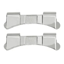 2 шт. Премиум ремешок из нержавеющей стали с изогнутым концом для ремонта 19 мм/20 мм/21 мм/22 мм/23 мм/24 мм