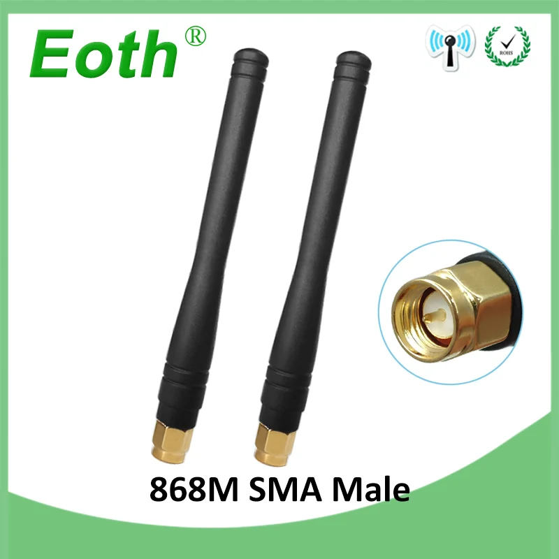 

5pcs 868MHz 915MHz antenna 3dbi SMA Male straight antena GSM antenne 868 MHz 915 MHz antennas for gsm signal repeater Lorawan