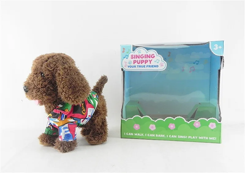 children's toy dog on lead