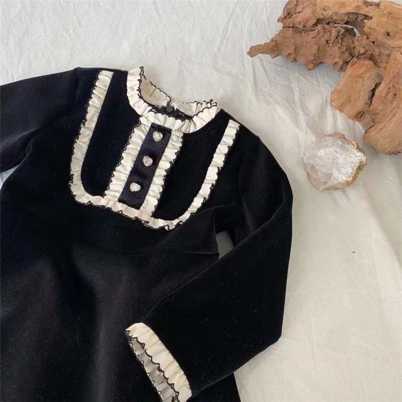 Г. Предпродажа; BoBomoon; платье для девочек на День Благодарения; одежда для маленьких девочек; Одежда для девочек на первое Рождество; топы для девочек; зимние платья