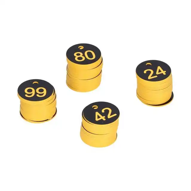 200 db Abs Kerek Számozott 1-100 Méhkas Címke Jelzőcímkék Lyukállomány Szerszám Számú Jelző - Image 6
