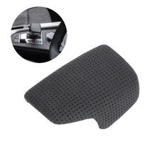 

For Audi A4 Perforated Leather Selector Lever Handle Gear Shift Knob Handball Cover Black 2016 2017 2018 2019 Auto Parts