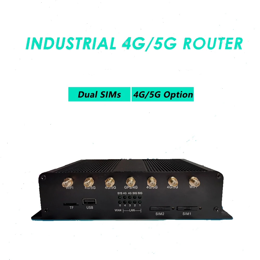 듀얼 SIM 4G/5G LTE 산업용 WiFi 무선 라우터 RM 및 NL668 시리즈 W/2.4G 5.8G 듀얼 기가 바이트 ...