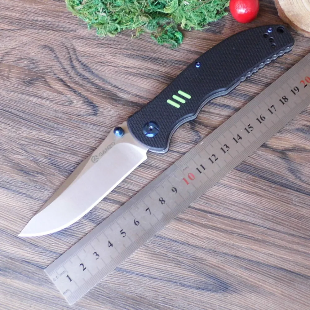 Ganzo G7501 Firebird F7501 58 60HRC440C G10 или углеродное волокно ручка складной нож выживания