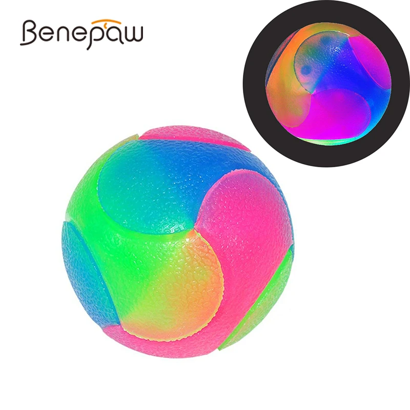 glow in the dark dog ball