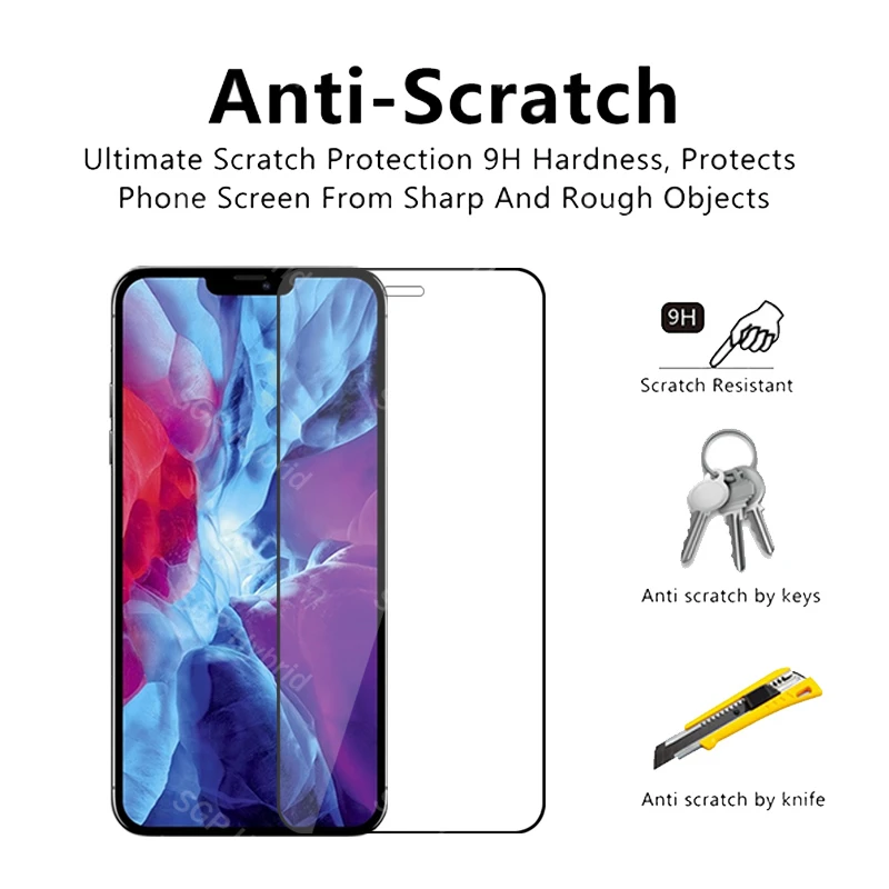 tempered glass For iphone 12 pro max case For iphone 12 mini 12pro 12mini iphone12 promax protective glass cover coque