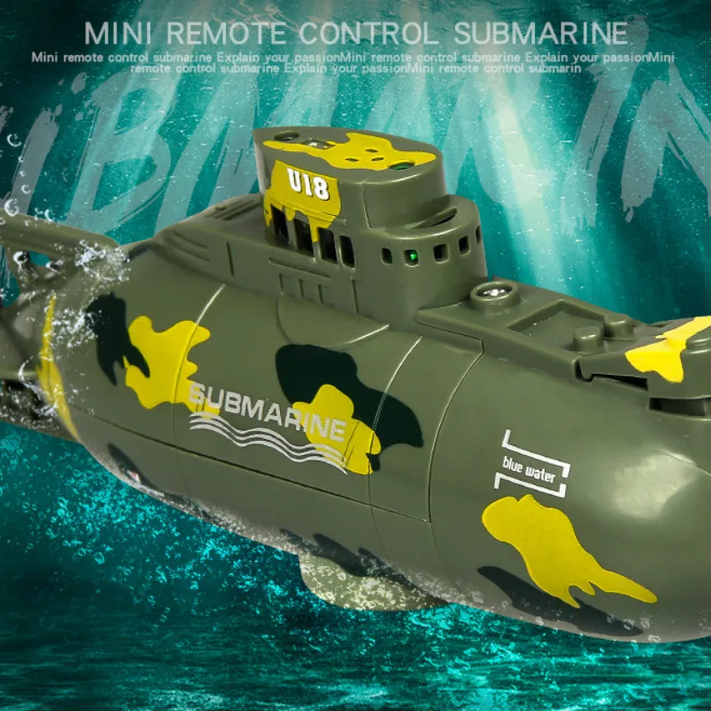 Заряжаемая модель милитари игрушка мини RC Подводная лодка скоростная лодка моделирование детский пульт дистанционного управления игрушка