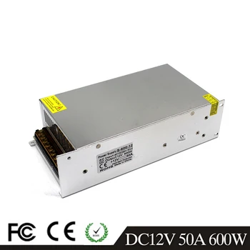 

DC12V Power Supply 50A 600w Led Driver Transformer AC110V 220V To DC12V Power Adapter for Led Strip Lamp Light CCTV 3D Printer