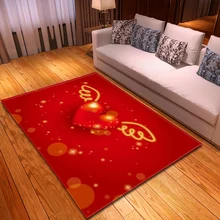 Ковер в скандинавском стиле с сердечком, фланелевый пенопласт с эффектом памяти, романтический декор в спальню на День святого Валентина, напольный ковер, коврики и ковры для гостиной