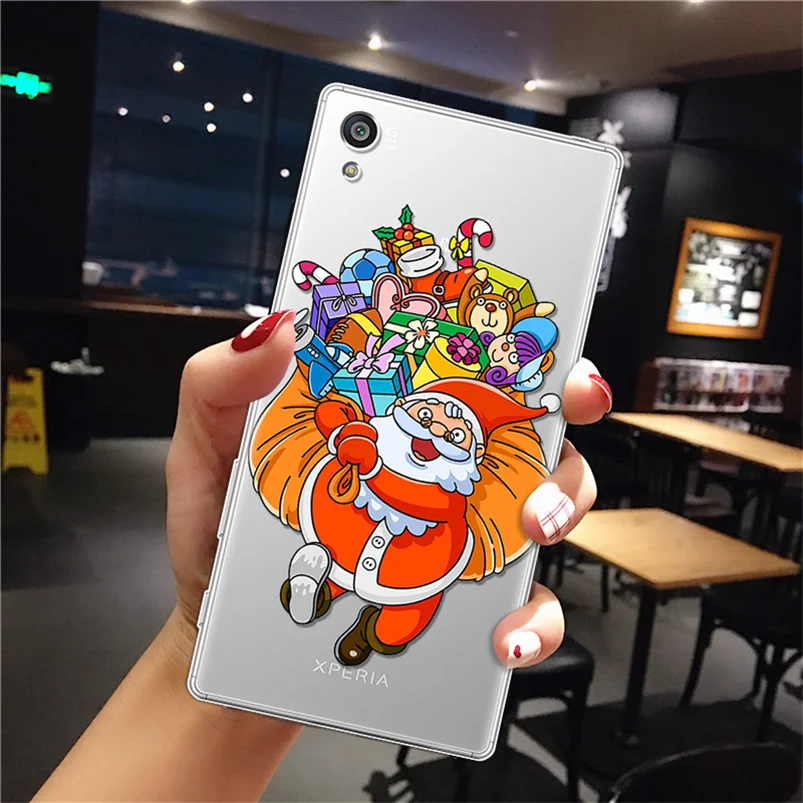 

Christmas Unicorn Gift TPU Coque For Sony Xperia L1 L2 X XA XZ XZ1 XZ2 XZ3 Z5 Compact XA1 Ultra XA2 Plus Capa For Xperia 10 Case