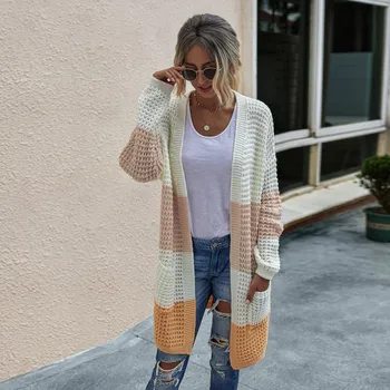 

Cardigan Sweater Women Autumn And Winter New Loose Knitted Jacket Sweaters Fashion Casual Knit Sweater