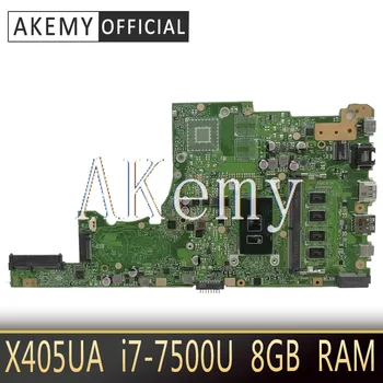 

Akemy X405UA For ASUS X405U X405UN X405UR X405URR X405URP X405UQ X405UF Laotop Mainboard X405UA Motherboard W/ I7-7500U 8GB RAM