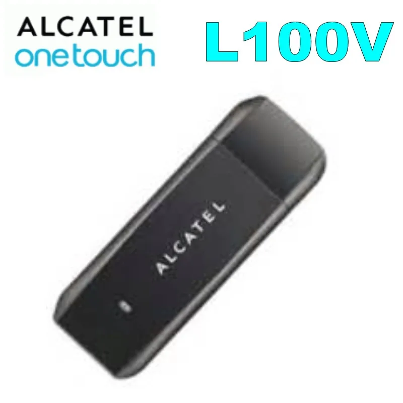 Разблокированный Alcatel One Touch L100V 4G LTE мобильный широкополосный USB модем 4 ключа со слотом для sim-карты