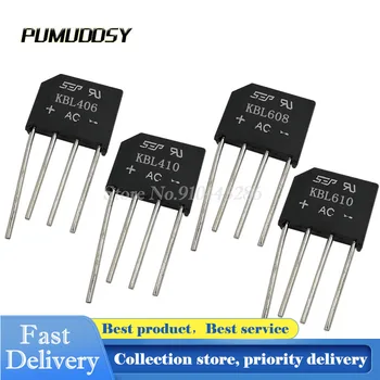 

5PCS/LOT KBL608 KBL 608 Bridge PileFlat Bridge Rectifier New 6A 800V