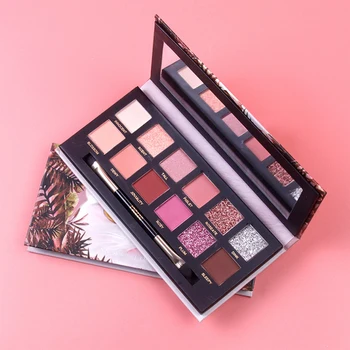 

12-color Neutral Warm Eyeshadows Animal Eyeshadow Matte Pearlescent Matte Eye Cute High Quality Shadow Makeup Palette TSLM2