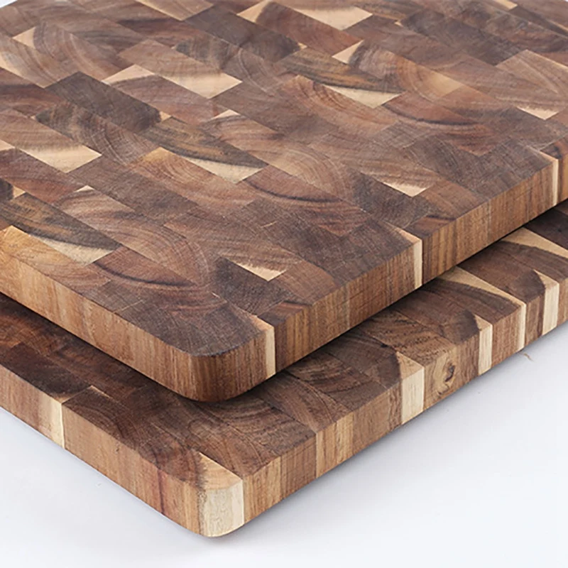 Высококачественная деревянная разделочная доска из акации, прочная разделочная поднос, отличный подарок