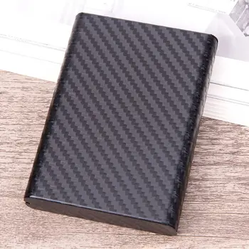 

Portable Metal Credit Card Holder Business Cards Case Pocket Wallet Organizer