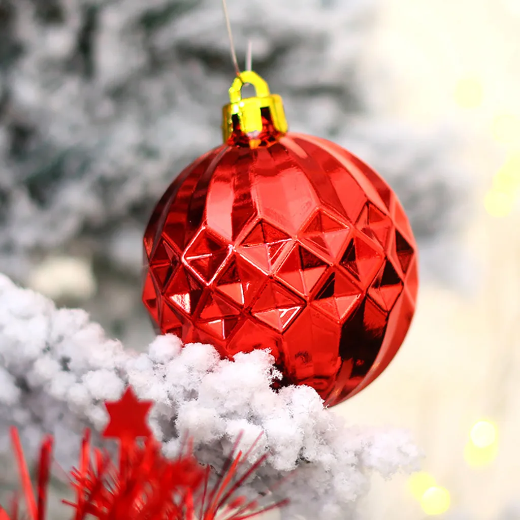 50 шт Рождественская елка Декор шар-безделушка рождественские вечерние Висячие шар, украшение, Декор рождественские украшения для дома подарок# es