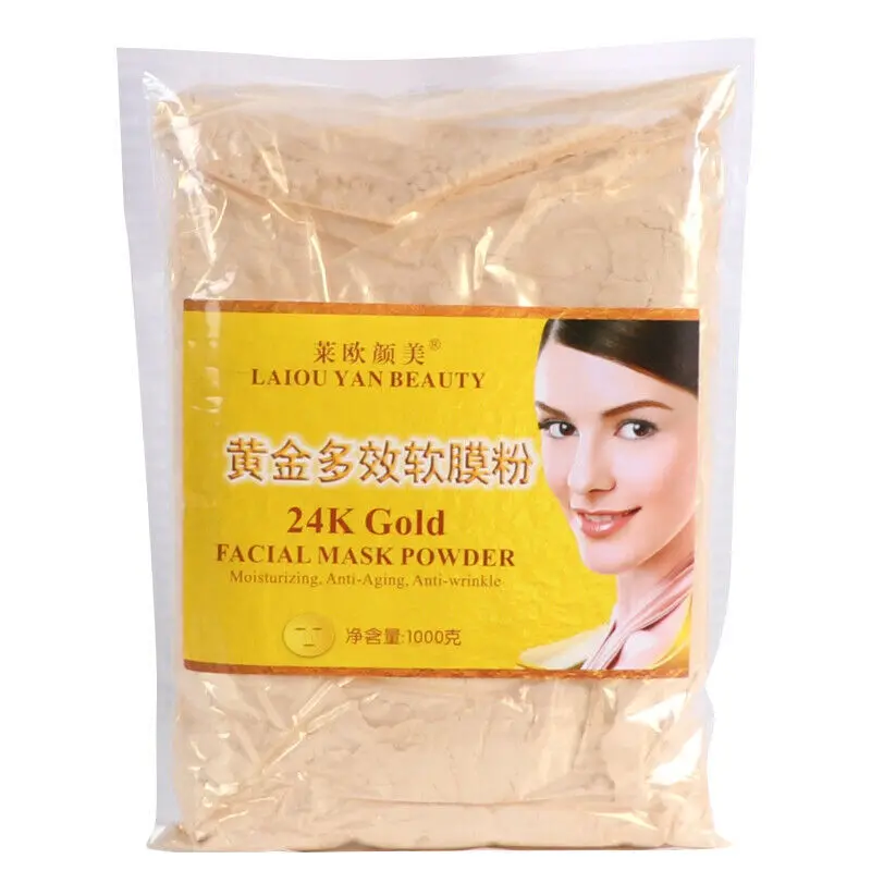 800g 24K Gold Mask Powder Active Face Brightening Luxury Spa Anti Aging Wrinkle Treatment Beauty Care | Красота и здоровье