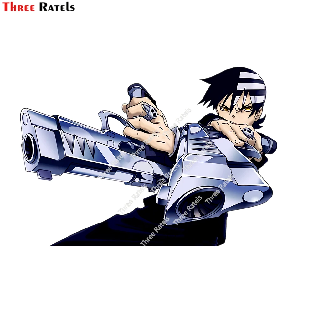 Наклейки и Переводные картинки Three Ratels E566 DEATH THE KID для школы подарки ноутбука