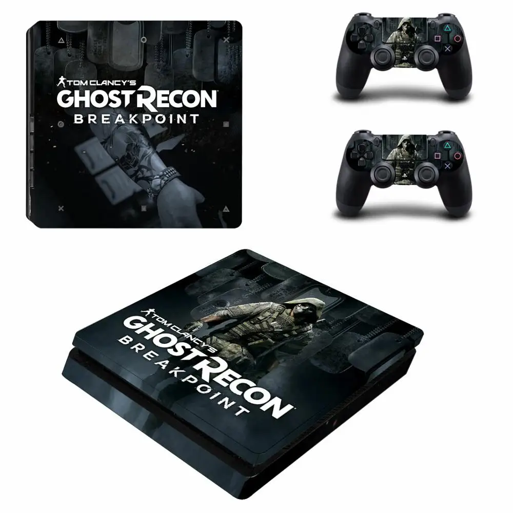 Tom Clancy's Ghost Recon: Breakpoint PS4 Slim sticker Play station 4 стикер кожи для playstation 4 PS4 Slim консоль и контроллер