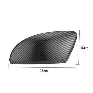 Image 5 - 2PCS For VW Passat B7 Jetta MK6 Scirocco MK3 new CC Side Wing Mirror Cover Caps (Carbon Effect) for Volkswagen Mirror Cover Caps
