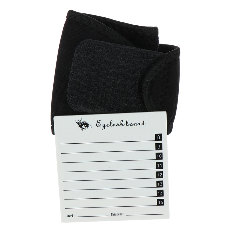 1set Fake Eyelash Tray Strip Stand Individual Eyelash Extensions Hand Plate Eye Lash Grafting Stand Palette Makeup Tools