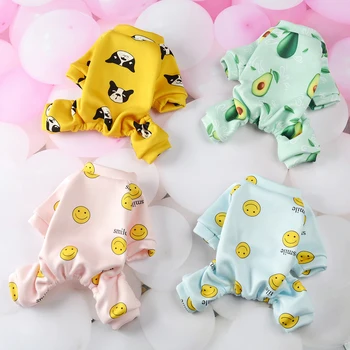

Comfortable Cute Avocado Dog Pajamas Leisure Overalls For Dogs Warm Fleece Jumpsuit For Small Dogs Chihuahua Winter Pet Costume