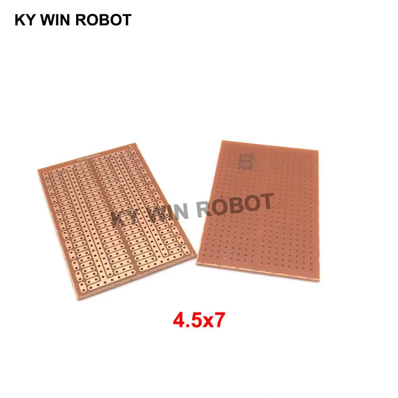 Prototype PCB Board 2pcs/lot DIY 4.5*7CM Prototype Paper PCB Universal Experiment Matrix Circuit Board 4.5x7CM